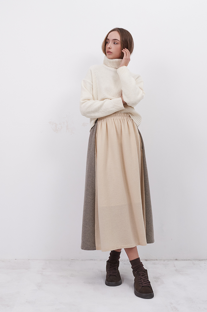 Спідниця бохо вовна мікс (С 90)